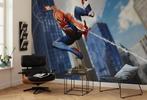 Spiderman Vlies Behang Attack - 400x250 - Gratis Verzending, Ophalen of Verzenden, Nieuw, Wanddecoratie