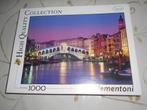 Puzzel Clementoni 1000 stuks - Rialtobrug Venetië, Enlèvement ou Envoi, 500 à 1500 pièces, Comme neuf, Puzzle