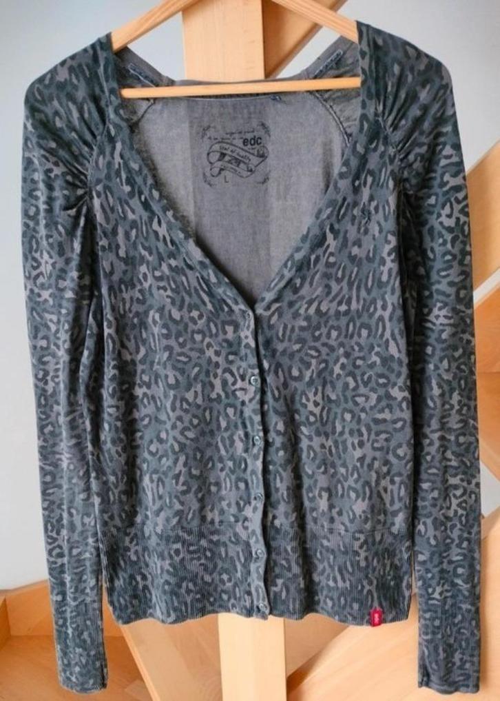 Prachtig vestje met leopard print. EDC Esprit. Medium/Smal, Kleding | Dames, Truien en Vesten, Zo goed als nieuw, Maat 38/40 (M)