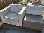 Lounge 4 personen inclusief kussens en slontafel, Tuin en Terras, Ophalen, Gebruikt, Bank, Loungeset