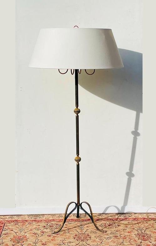 Lampe de sol Fabergé style * Vintage * 50s Vloerlamp, Antiquités & Art, Antiquités | Éclairage, Enlèvement ou Envoi