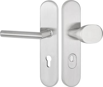 Poignée de sécurité inox porte extérieure, entre-axe 72 mm, Enlèvement ou Envoi, Neuf, Inox