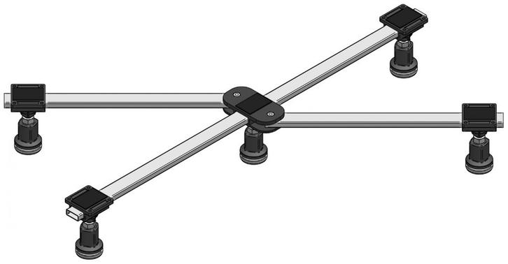 pieds plats du receveur de douche Mabo DWF GIGA, Bricolage & Construction, Sanitaire, Neuf, Douche, Enlèvement ou Envoi