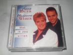 CD - FRANS BAUER - MARIANNE WEBER - WAT IK ZOU WILLEN, Cd's en Dvd's, Ophalen of Verzenden, Zo goed als nieuw, Levenslied of Smartlap