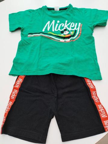 Shortama Micky Mouse Disney 104-110 / kinderpyama zomer beschikbaar voor biedingen