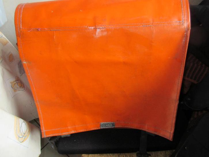 Clarijs waterdichte dubbele fietstas 40 liter zijreflectoren, Fietsen en Brommers, Fietsaccessoires | Fietstassen, Gebruikt, Ophalen