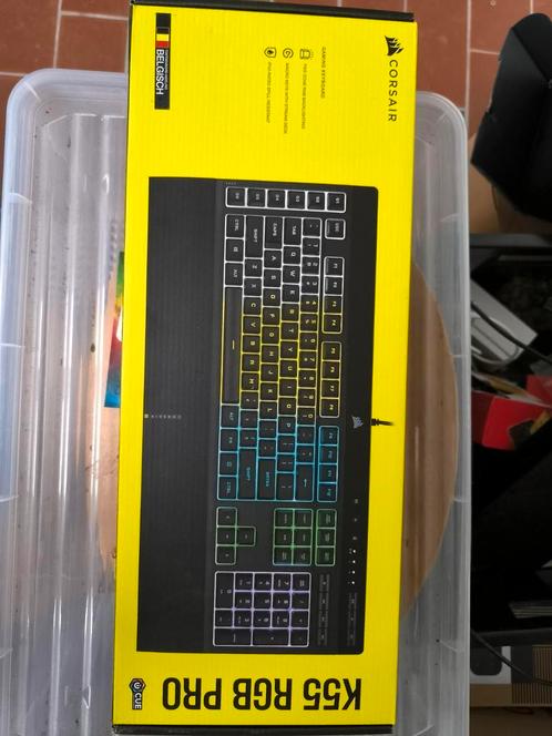 k55 rgb pro, Computers en Software, Toetsenborden, Nieuw, Qwerty, Bedraad, Ergonomisch, Gaming toetsenbord, Multimediatoetsen
