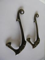 2 art noueau bronzen haken., Ophalen of Verzenden, Brons