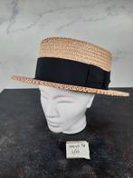 Tesi: Boater hoed (Strooien hoed) Made in Italy Firenze, Tesi, Hoed, Ophalen of Verzenden, 57 cm (M, 7⅛ inch) of minder