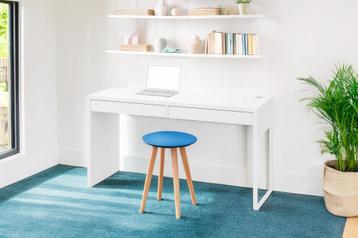 Bureau MICKE Deux tiroirs, Une personne, Enlèvement, Utilisé, Autres dimensions