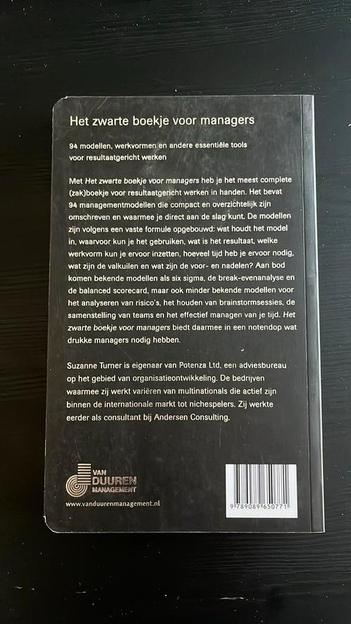 S. Turner - Het zwarte boekje voor managers, Boeken, Wetenschap, Zo goed als nieuw, Ophalen of Verzenden