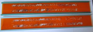 Sjabloon STANDARDGRAPH GERMANY (2 stuks) - vintage beschikbaar voor biedingen