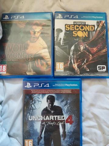 Ps4 games  beschikbaar voor biedingen