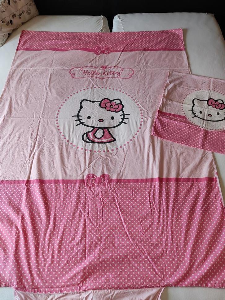 Beddengoed Hello Kitty, Kinderen en Baby's, Kinderkamer | Beddengoed, Zo goed als nieuw, Dekbedovertrek, Ophalen of Verzenden