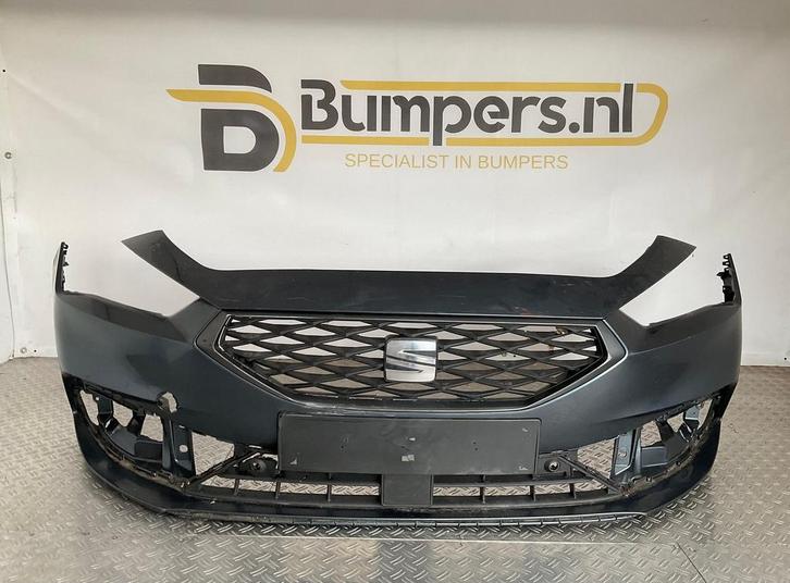 Bumper Seat Leon IV 5FA 6xpdc 21-24 5FA807221 Voorbumper C5-, Auto-onderdelen, Carrosserie, Bumper, Voor, Gebruikt, 6 maanden garantie