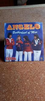 Angelo - brotherhood of man, CD & DVD, Vinyles Singles, Utilisé, Enlèvement ou Envoi