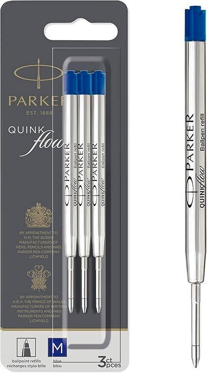 Recharges Parker | point moyen | LIVRAISON GRATUITE, Collections, Stylos, Neuf, Stylo à bille, Parker, Envoi