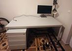 Moderne ijzeren bureau met ladekast, Ophalen, Zo goed als nieuw, Bureau