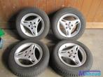 SAAB 9-5 VELGEN BANDEN 205 65 15 INCH 5X110, Ophalen, Gebruikt, Saab