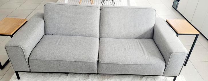 3-zit zetel + poef + 1-zit merk SITS, Huis en Inrichting, Zetels | Zetels, Zo goed als nieuw, Metaal, Ophalen