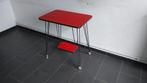Vintage rode formica tafel jaren 60 (zeldzame) rode kleur, Antiek en Kunst, Ophalen of Verzenden
