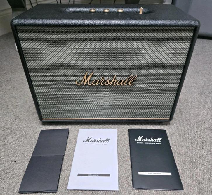 Marshall Bluetooth-luidspreker Woburn III Zwart, Audio, Tv en Foto, Luidsprekerboxen, Gebruikt, Ophalen of Verzenden