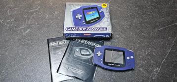 Gameboy Advance mauve in doosje beschikbaar voor biedingen