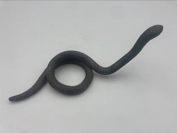 Sculpture de serpent en fer forgé 