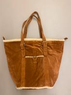 Grote daim handtas, Handtassen en Accessoires, Tassen | Reistassen en Weekendtassen, Ophalen, 40 tot 60 cm, 30 cm of meer, Gebruikt