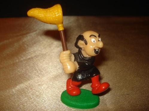 SCHTROUMPFS 20181 Gargamel avec Filet Années 80's - Rare, Verzamelen, Smurfen, Zo goed als nieuw, Poppetje, Figuurtje of Knuffel