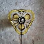 Vintage Walther Art glazen wandlamp., Antiek en Kunst, Ophalen of Verzenden