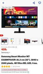 Samsung 32-inch smart-tv met 4K UHD, Computers en Software, Monitoren, Ingebouwde speakers, VA, Samsung, Onbekend