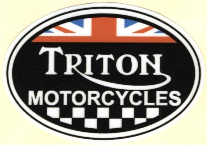 Triton Motorcycles sticker #7, Motoren, Accessoires | Stickers, Verzenden