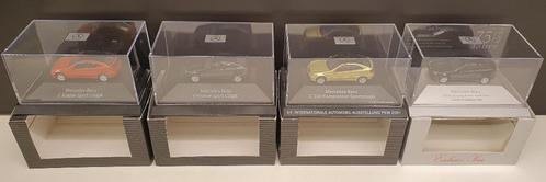 Quatuor exclusif Mercedes-Benz C Coupé Herpa 1/87, Hobby & Loisirs créatifs, Voitures miniatures | 1:87, Neuf, Voiture, Herpa