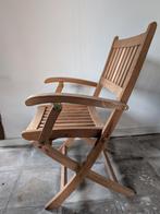 4 houten tuinstoelen, Tuin en Terras, Tuinstoelen, Ophalen, Inklapbaar