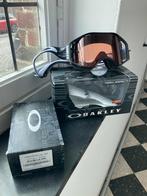 Crossbril Oakley Airbrake MX Jet Black met extra glas, Motoren, Dames, Oakley, Tweedehands, Ophalen