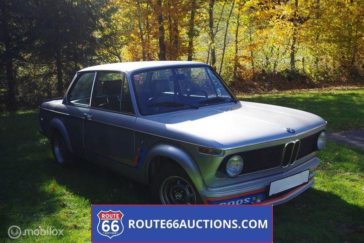 BMW 2002 Turbo | 1975 | Route 66 Auctions, Auto's, Oldtimers, Bedrijf, Te koop, BMW, Benzine, Overige carrosserie, Handgeschakeld
