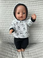 25. Babyborn: Nieuwe hoodie met hondjes + broek, Ophalen of Verzenden, Nieuw, Babypop
