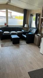 Lederen salon, Huis en Inrichting, Zetels | Zetels, Ophalen of Verzenden