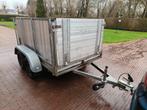 Hoge dubbel-as aanhangwagen - Ongeremd., Auto diversen, Aanhangers en Bagagewagens, Ophalen, Gebruikt