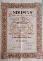 INDUFINA - Antwerpen - bevoorrecht aandeel - 1924, Ophalen of Verzenden, 1920 tot 1950, Aandeel