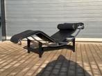 Originele Cassina Lc4 Chais longue, in chroom en zwart leder, Ophalen of Verzenden, Sede knoll togo mah jong lc2 vitra artifort b&b italia flos edra