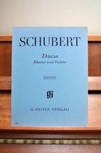 PARTITURENBOEK SCHUBERT DUOS FUR KLAVIER UND VIOLINE, Muziek en Instrumenten, Bladmuziek, Ophalen of Verzenden, Piano