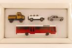 Wiking Mercedes-Benz Set HO 1/87 – 4 voertuigen, Hobby en Vrije tijd, Ophalen of Verzenden, Zo goed als nieuw, Bus of Vrachtwagen