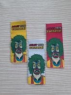 Aalst Carnaval  1976  -  trio lintjes in de Stadskleuren., Verzamelen, Speldjes, Pins en Buttons, Ophalen, Zo goed als nieuw, Overige onderwerpen