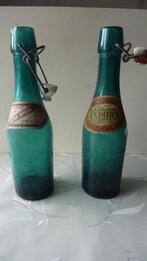 2 bierflesjes DEVROEY-EXPORT--EXTRABRUIN, Verzamelen, Ophalen of Verzenden, Gebruikt, Flesje(s), Overige merken