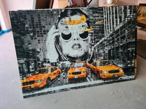 Zeer mooie moderne NIEUW Alu Art 80x120cm (nieuwprijs 265€), Huis en Inrichting, Woonaccessoires | Schilderijen, Tekeningen en Foto's