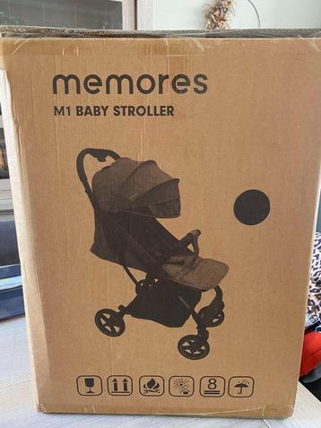 Memores M1 Plooibuggy Zwart beschikbaar voor biedingen