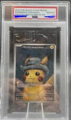 2023 Pokemon BSP VAN GOGH Pikachu Grijze vilthoed 085 PSA 10, Hobby en Vrije tijd, Ophalen, Nieuw, Losse kaart