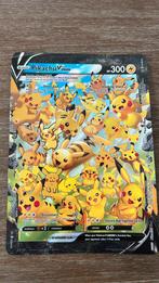 Grote Pikachu Pokemon kaart, Ophalen, Zo goed als nieuw, Losse kaart
